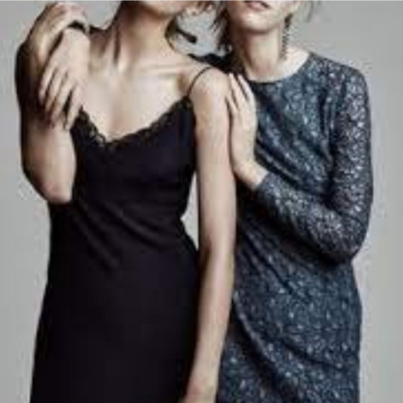 Aritzia Talula Barnum Black Lace Mini Dress Women's Size 6 - Picture 2 of 14